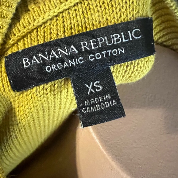 BANANA REPUBLIC ORGANIC COTTON SCOOP-NECK SWEATER - Picture 3 of 3